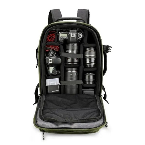 SwissDigital® BERG PRO USB Charging Port Camera Backpack