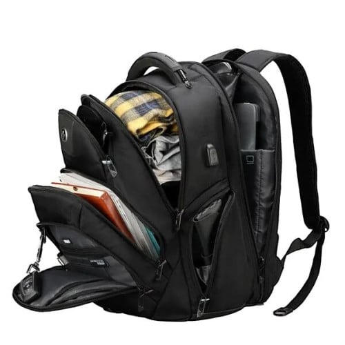 SwissDigital® PIXEL PRO Stylish TSA-Friendly Finder Backpack
