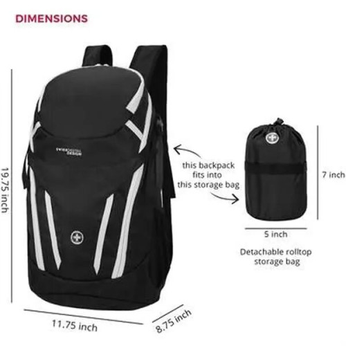 SwissDigital® Kangaroo Lightweight Water-Repellent Backpack