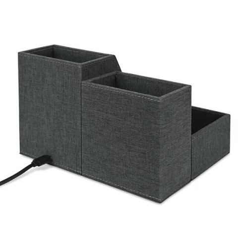 Eden Recycled rPET Wireless Charging Desk Organizer