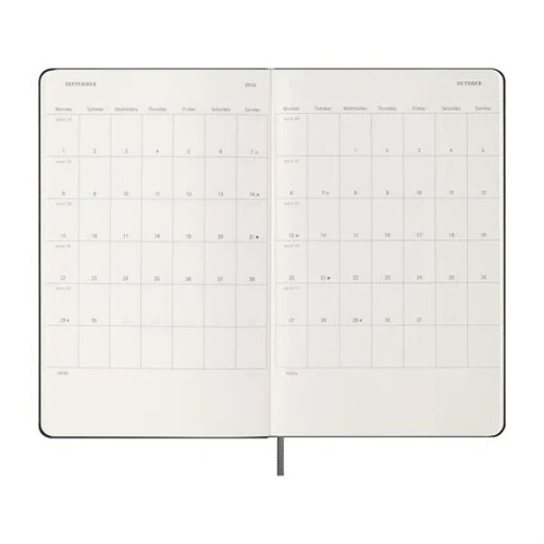 Moleskine® Hard Cover Large 12-Month Weekly 2026 Planner