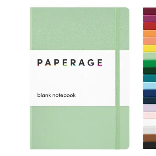 PAPERAGE® Leather Hard Cover Journal with 160 Pages