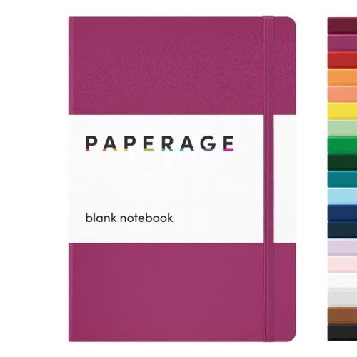 PAPERAGE® Leather Hard Cover Journal with 160 Pages