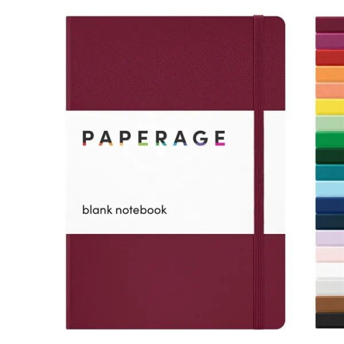 PAPERAGE® Leather Hard Cover Journal with 160 Pages