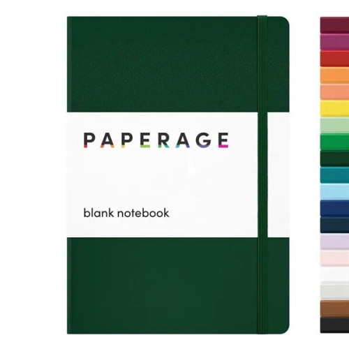 PAPERAGE® Leather Hard Cover Journal with 160 Pages