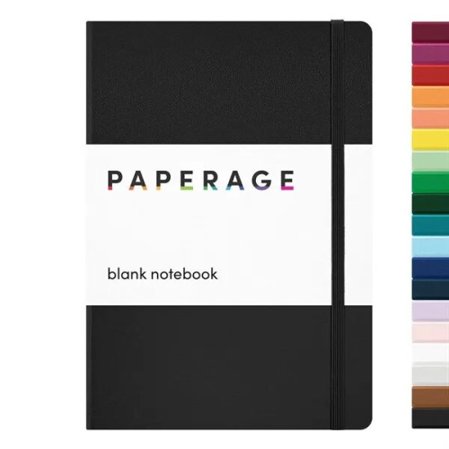 PAPERAGE® Leather Hard Cover Journal with 160 Pages