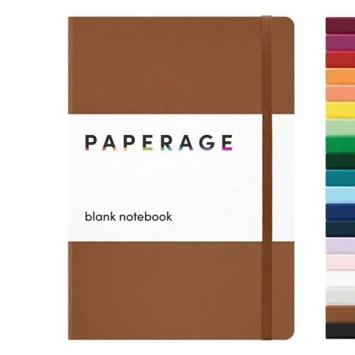 PAPERAGE® Leather Hard Cover Journal with 160 Pages