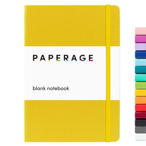 PAPERAGE® Leather Hard Cover Journal with 160 Pages