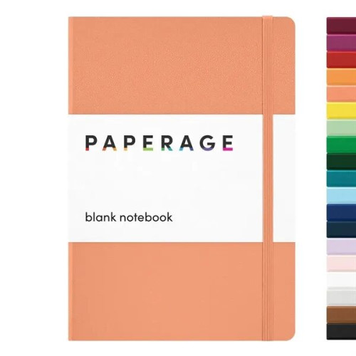 PAPERAGE® Leather Hard Cover Journal with 160 Pages