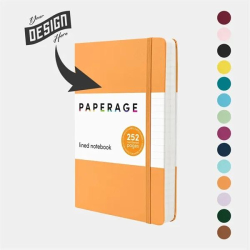 PAPERAGE® Leather Hard Cover Journal with 160 Pages