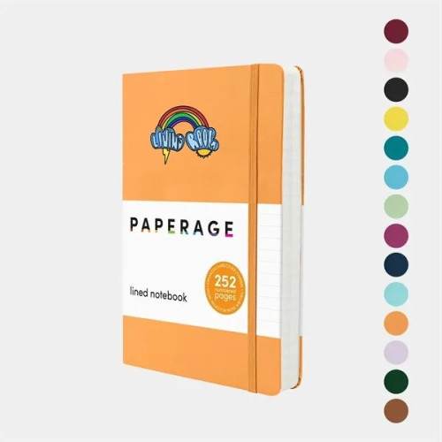 PAPERAGE® Leather Hard Cover Journal with 160 Pages
