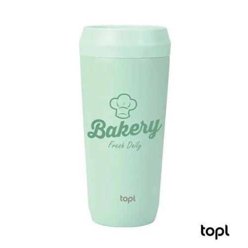 TOPL® 16 oz. Double Wall, Recycled Stainless Steel 360deg...
