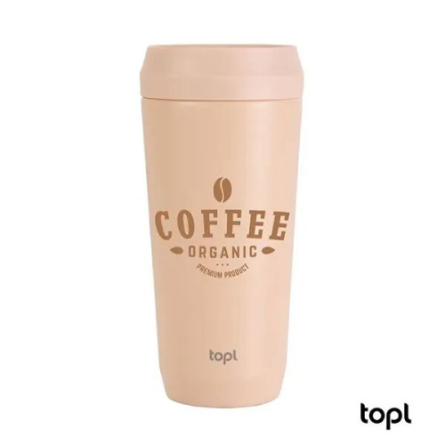 TOPL® 16 oz. Double Wall, Recycled Stainless Steel 360deg...