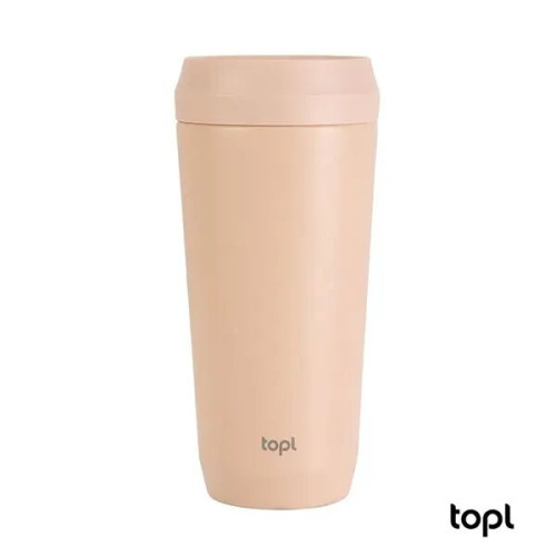 TOPL® 16 oz. Double Wall, Recycled Stainless Steel 360deg...