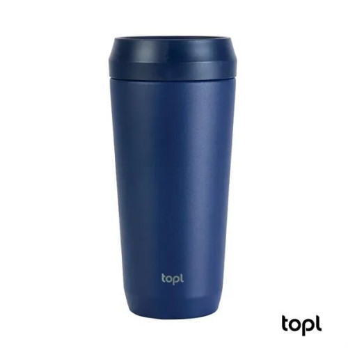 TOPL® 16 oz. Double Wall, Recycled Stainless Steel 360deg...