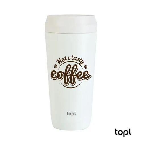 TOPL® 16 oz. Double Wall, Recycled Stainless Steel 360deg...