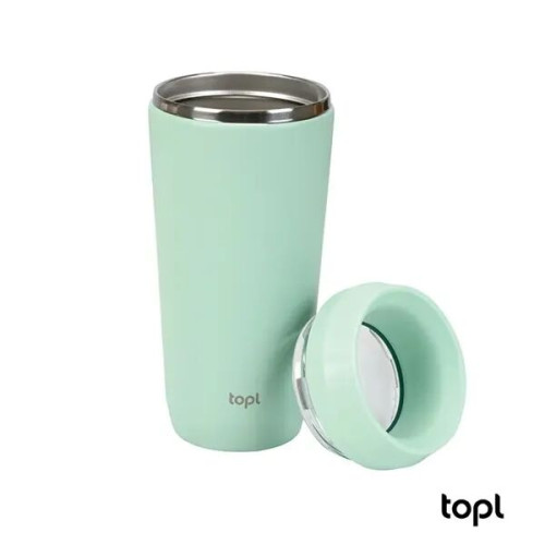 TOPL® 16 oz. Double Wall, Recycled Stainless Steel 360deg...