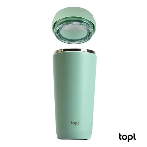 TOPL® 16 oz. Double Wall, Recycled Stainless Steel 360deg...
