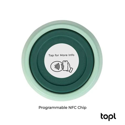 TOPL® 16 oz. Double Wall, Recycled Stainless Steel 360deg...