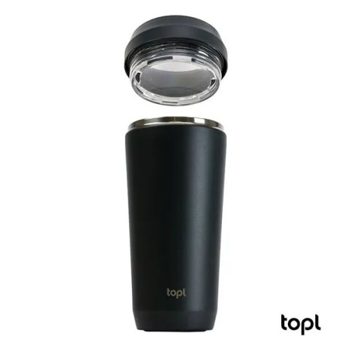 TOPL® 16 oz. Double Wall, Recycled Stainless Steel 360deg...