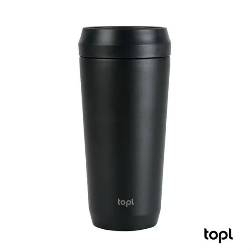 TOPL® 16 oz. Double Wall, Recycled Stainless Steel 360deg...