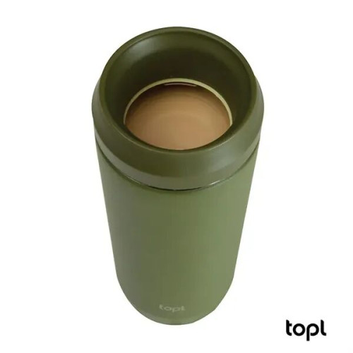 TOPL® 16 oz. Double Wall, Recycled Stainless Steel 360deg...