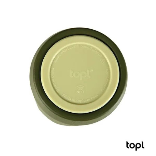 TOPL® 16 oz. Double Wall, Recycled Stainless Steel 360deg...