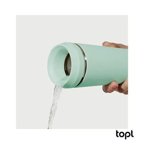 TOPL® 16 oz. Double Wall, Recycled Stainless Steel 360deg...