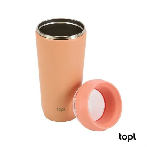 TOPL® 16 oz. Double Wall, Recycled Stainless Steel 360deg...