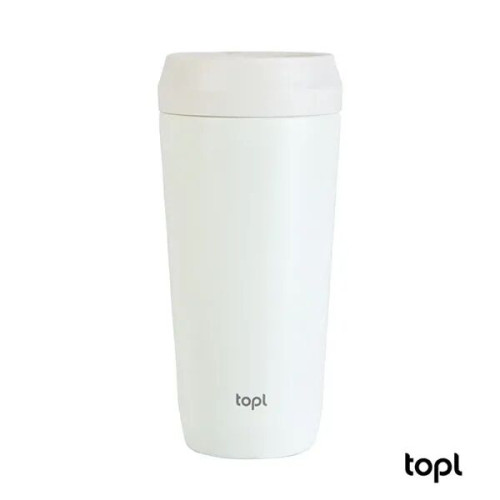 TOPL® 16 oz. Double Wall, Recycled Stainless Steel 360deg...