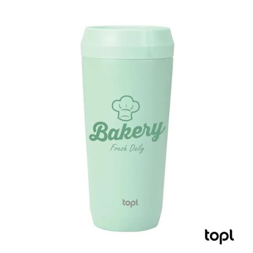TOPL® 16 oz. Double Wall, Recycled Stainless Steel 360deg...