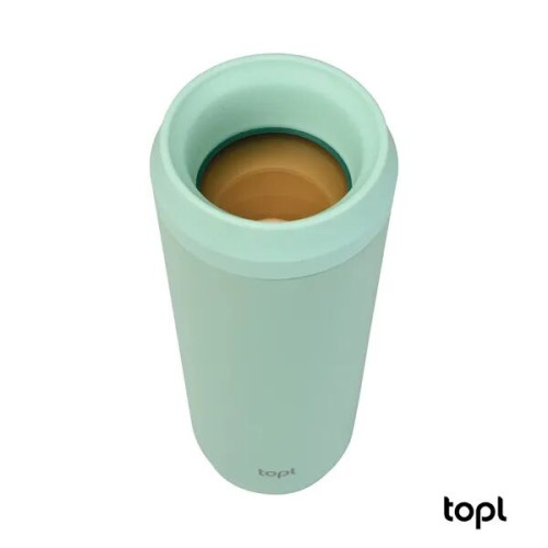 TOPL® 16 oz. Double Wall, Recycled Stainless Steel 360deg...