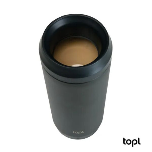 TOPL® 16 oz. Double Wall, Recycled Stainless Steel 360deg...