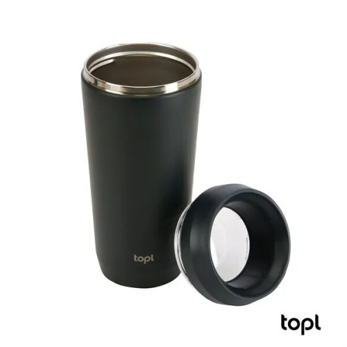 TOPL® 16 oz. Double Wall, Recycled Stainless Steel 360deg...