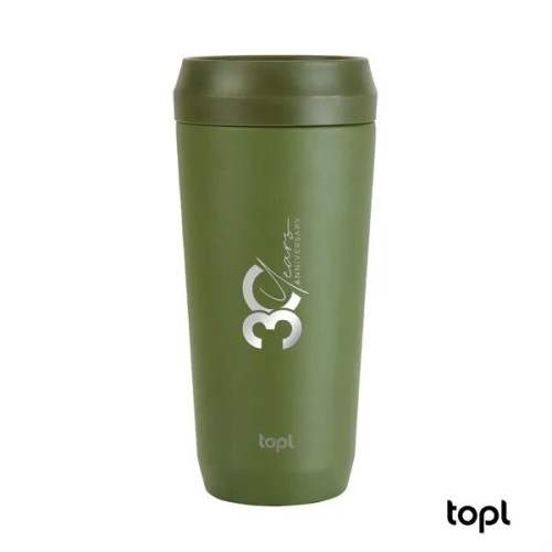 TOPL® 16 oz. Double Wall, Recycled Stainless Steel 360deg...