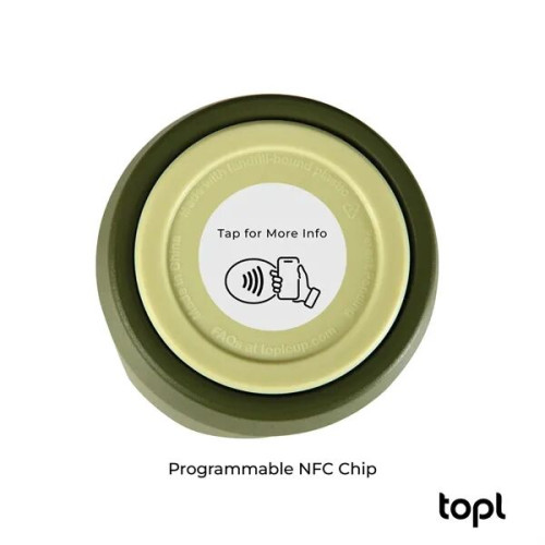 TOPL® 16 oz. Double Wall, Recycled Stainless Steel 360deg...