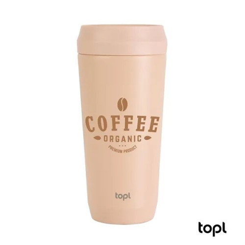 TOPL® 16 oz. Double Wall, Recycled Stainless Steel 360deg...