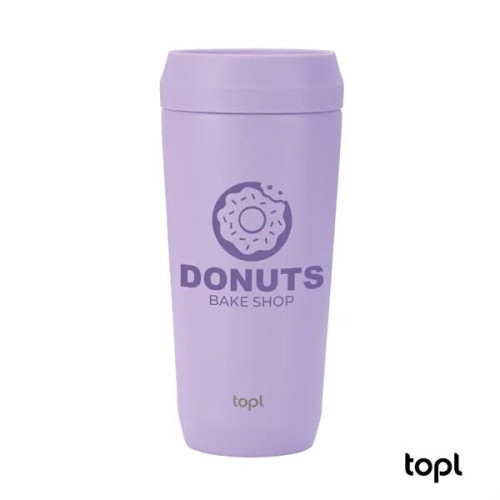 TOPL® 16 oz. Double Wall, Recycled Stainless Steel 360deg...