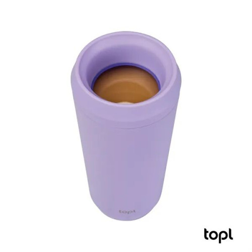 TOPL® 16 oz. Double Wall, Recycled Stainless Steel 360deg...