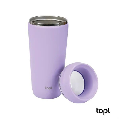 TOPL® 16 oz. Double Wall, Recycled Stainless Steel 360deg...