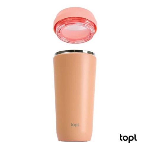 TOPL® 16 oz. Double Wall, Recycled Stainless Steel 360deg...