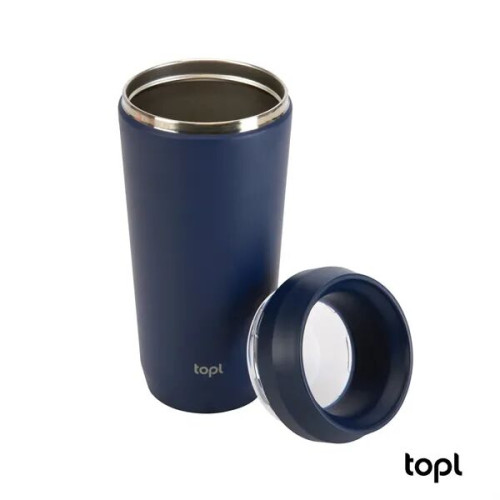 TOPL® 16 oz. Double Wall, Recycled Stainless Steel 360deg...