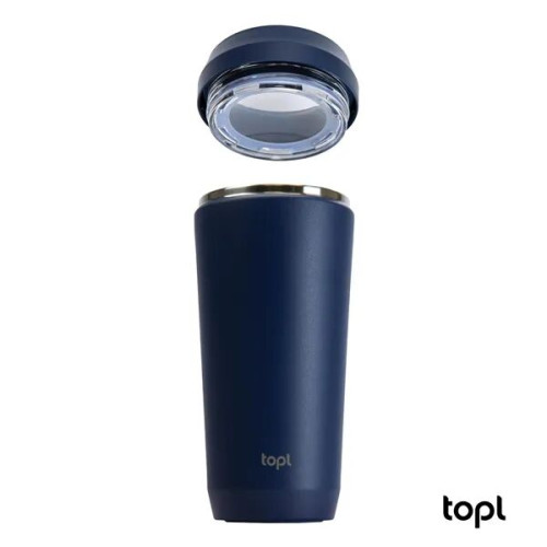 TOPL® 16 oz. Double Wall, Recycled Stainless Steel 360deg...