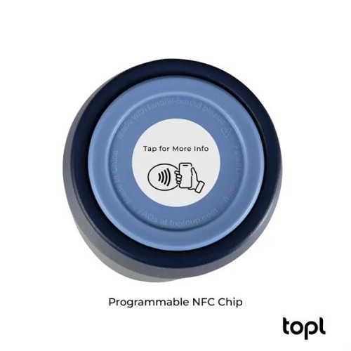 TOPL® 16 oz. Double Wall, Recycled Stainless Steel 360deg...