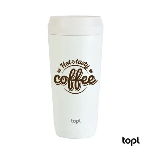 TOPL® 16 oz. Double Wall, Recycled Stainless Steel 360deg...