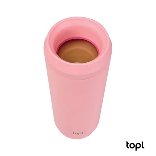 TOPL® 16 oz. Double Wall, Recycled Stainless Steel 360deg...