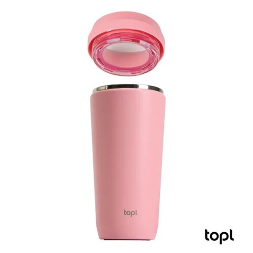 TOPL® 16 oz. Double Wall, Recycled Stainless Steel 360deg...