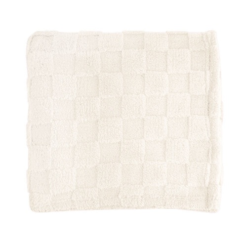 rPET Checkered Sherpa Blanket