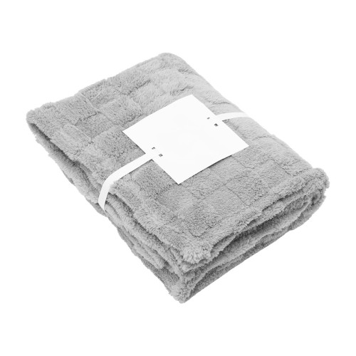 rPET Checkered Sherpa Blanket