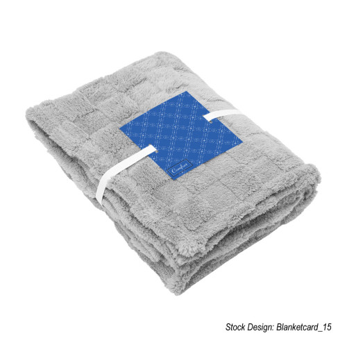 rPET Checkered Sherpa Blanket